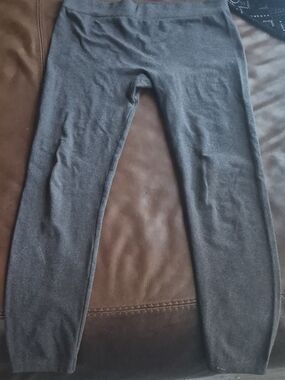 Women's Gray Stretch Leggings - Comfortable Everyday Leggings